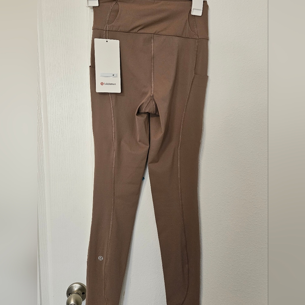 New Lululemon Legging Go Further Super-High-Rise Race Tight 28" Size 4